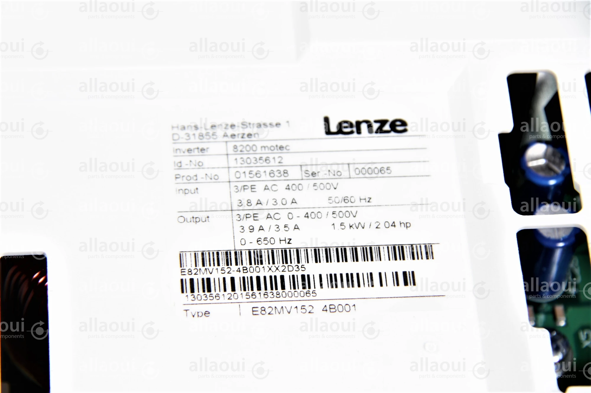 Lenze Frequency Converter 8200 Vector E82MV152_4B001 Lenze Frequency Converter 8200 Vector E82MV152_4B001