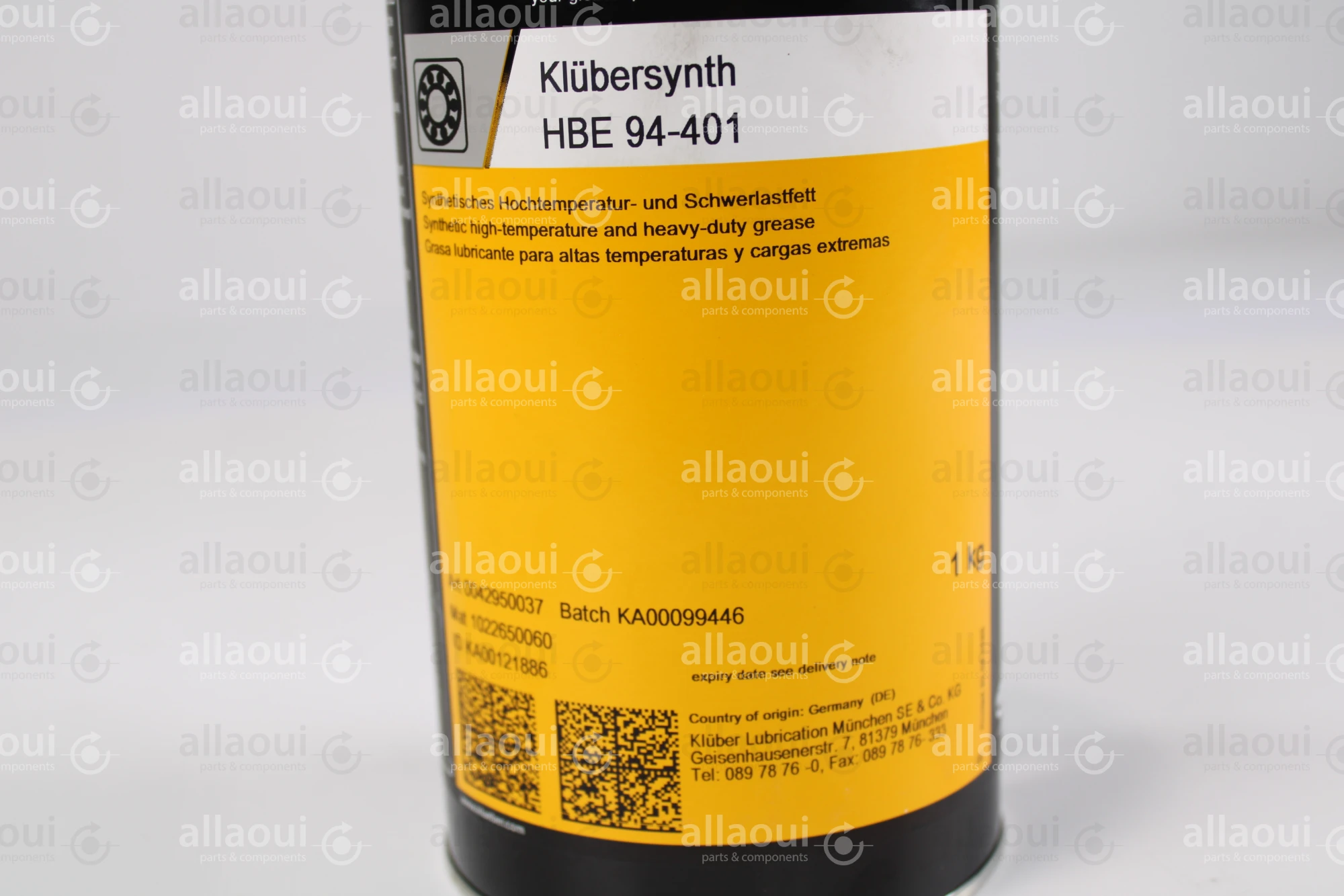 Klüber Synthetic Heavy Duty Grease HBE-94-401 Klüber Synthetic Heavy Duty Grease HBE-94-401