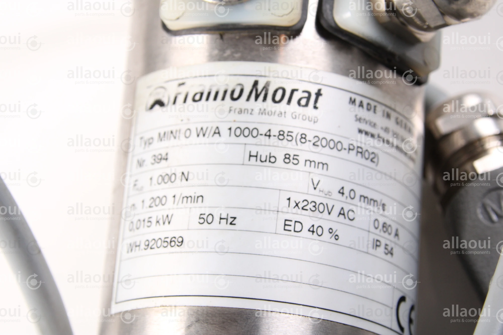 FramoMorat Linear Actuator MINI 0 W/A 1000-4-85(8-2000-PR02) FramoMorat Linear Actuator MINI 0 W/A 1000-4-85(8-2000-PR02)